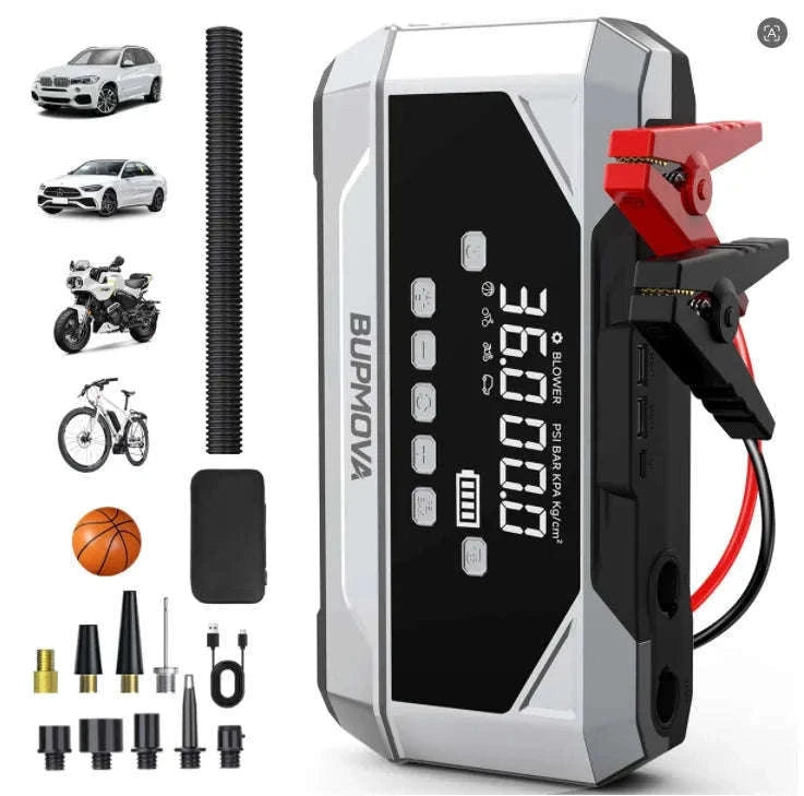 26800mAh Jump Starter with Air Compressor-26800mAh 99.16wh / Italy