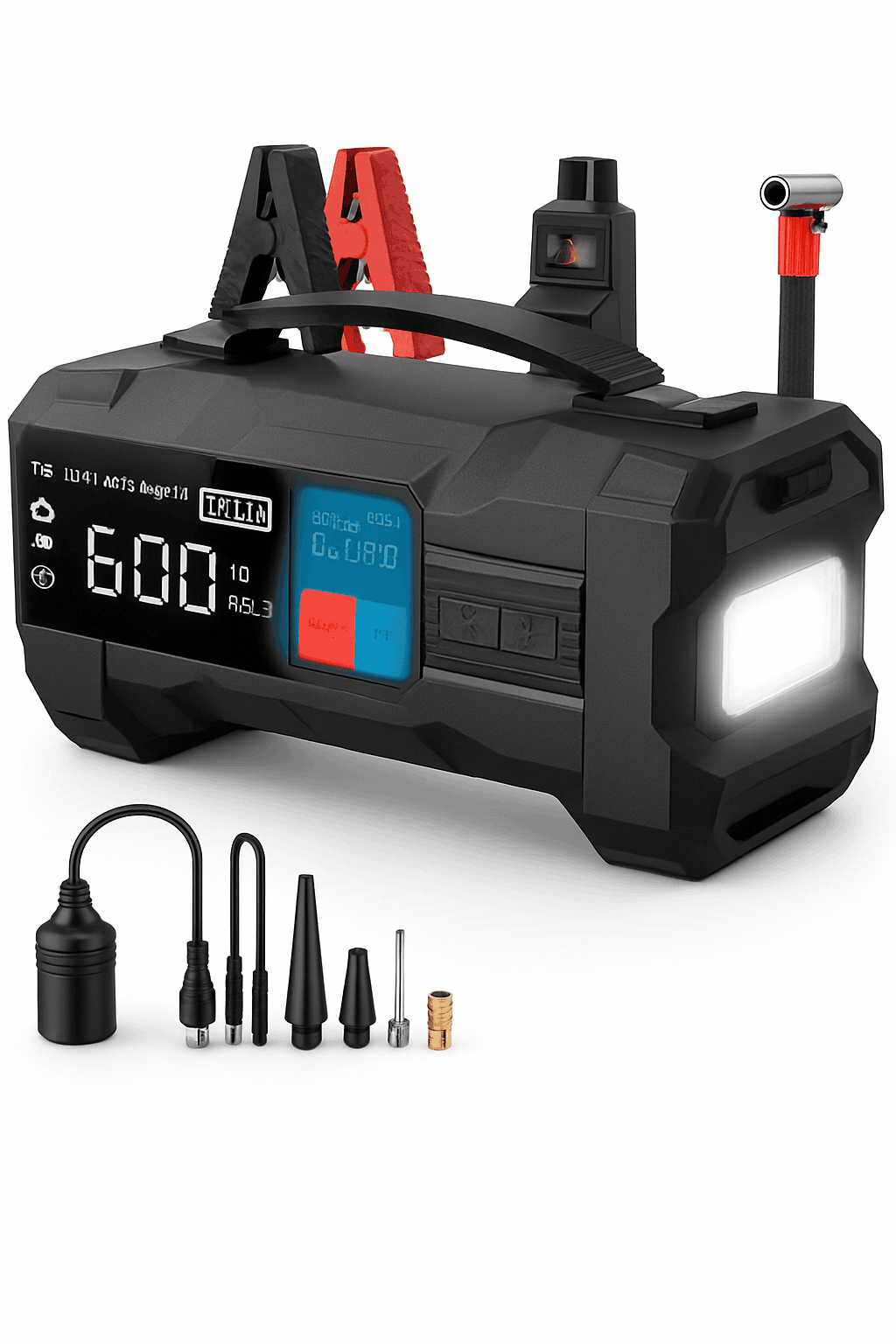 26800mAh Jump Starter with Air Compressor-26800mAh 99.16wh / Italy