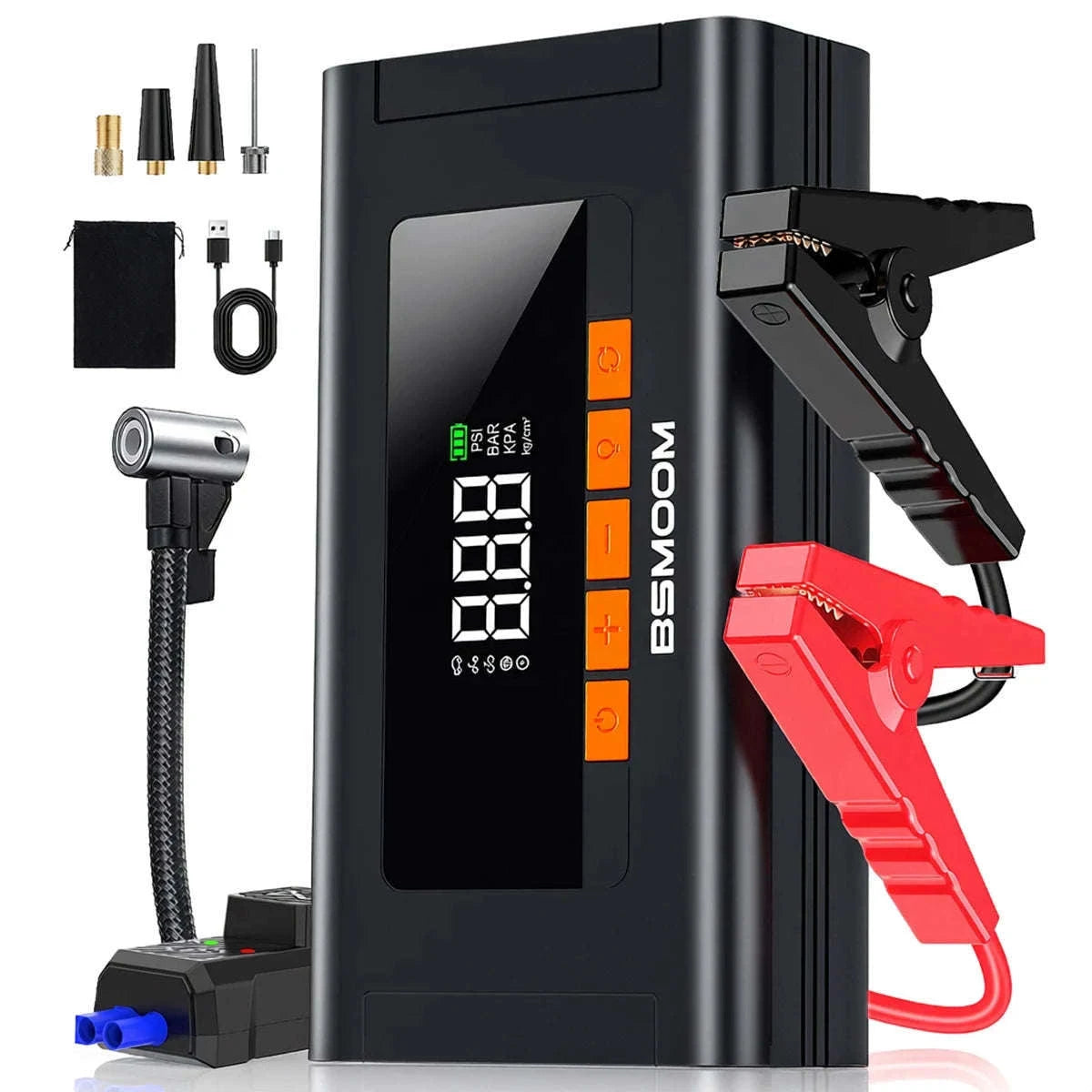 26800mAh Jump Starter with Air Compressor-26800mAh 99.16wh / Italy