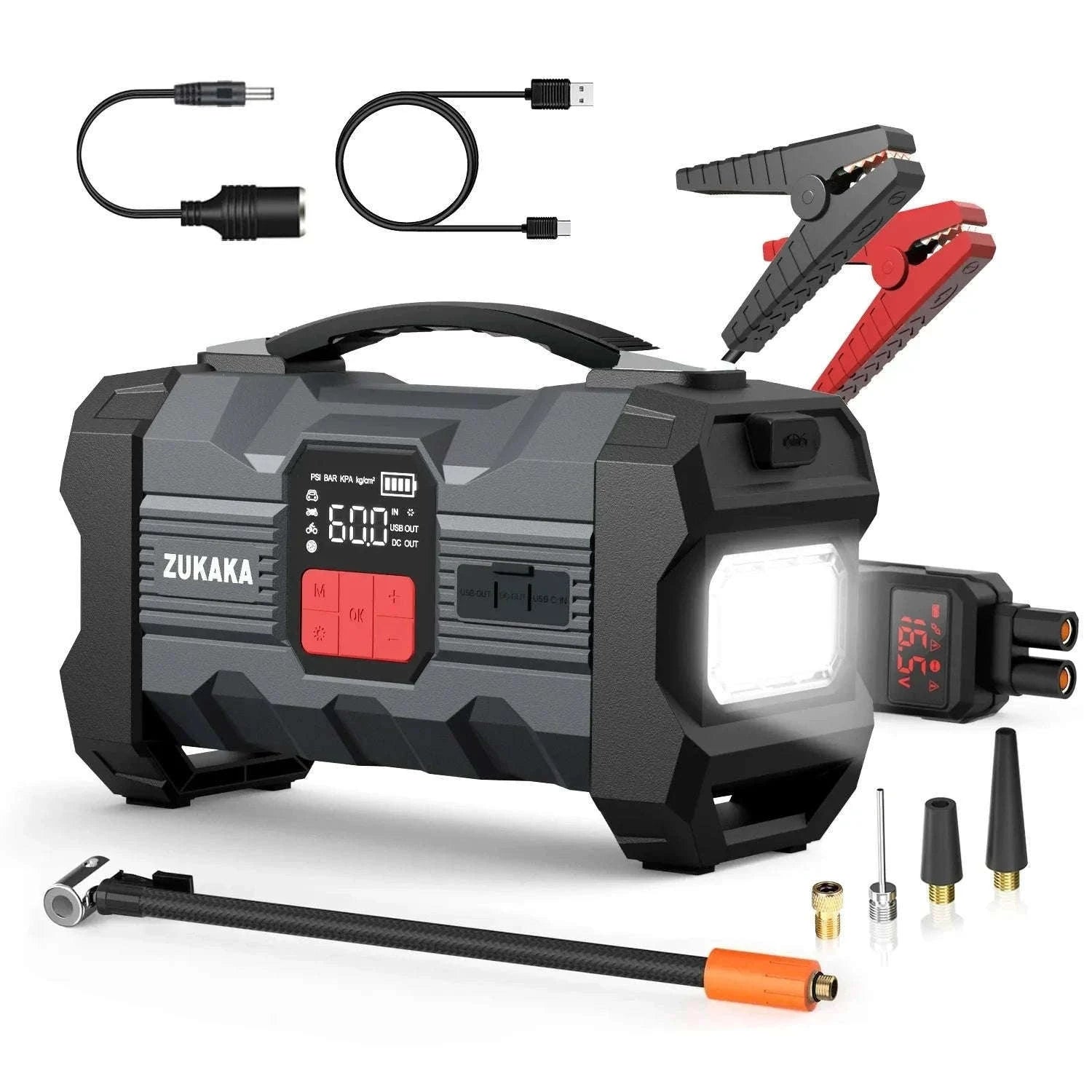 26800mAh Jump Starter with Air Compressor-26800mAh 99.16wh / Italy