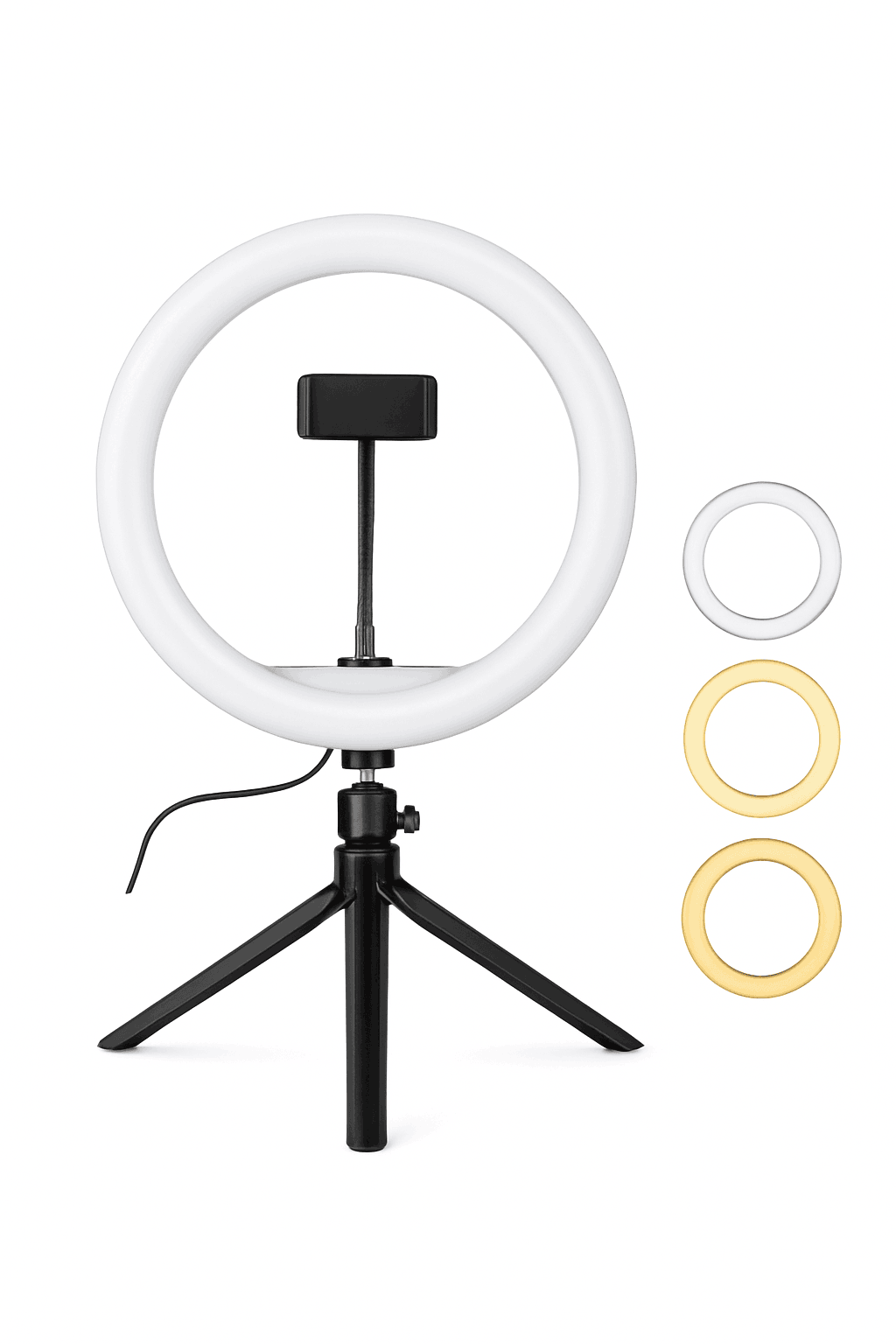 26cm LED Ring Light Selfie Lamp with Tripod-26cm 10 inch