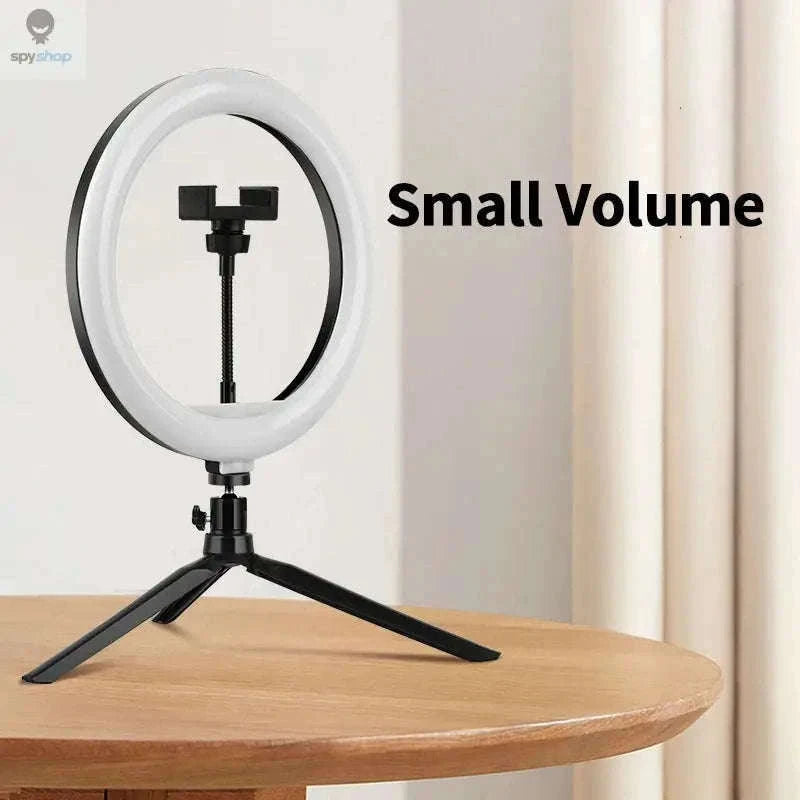 26cm LED Ring Light Selfie Lamp with Tripod-26cm 10 inch