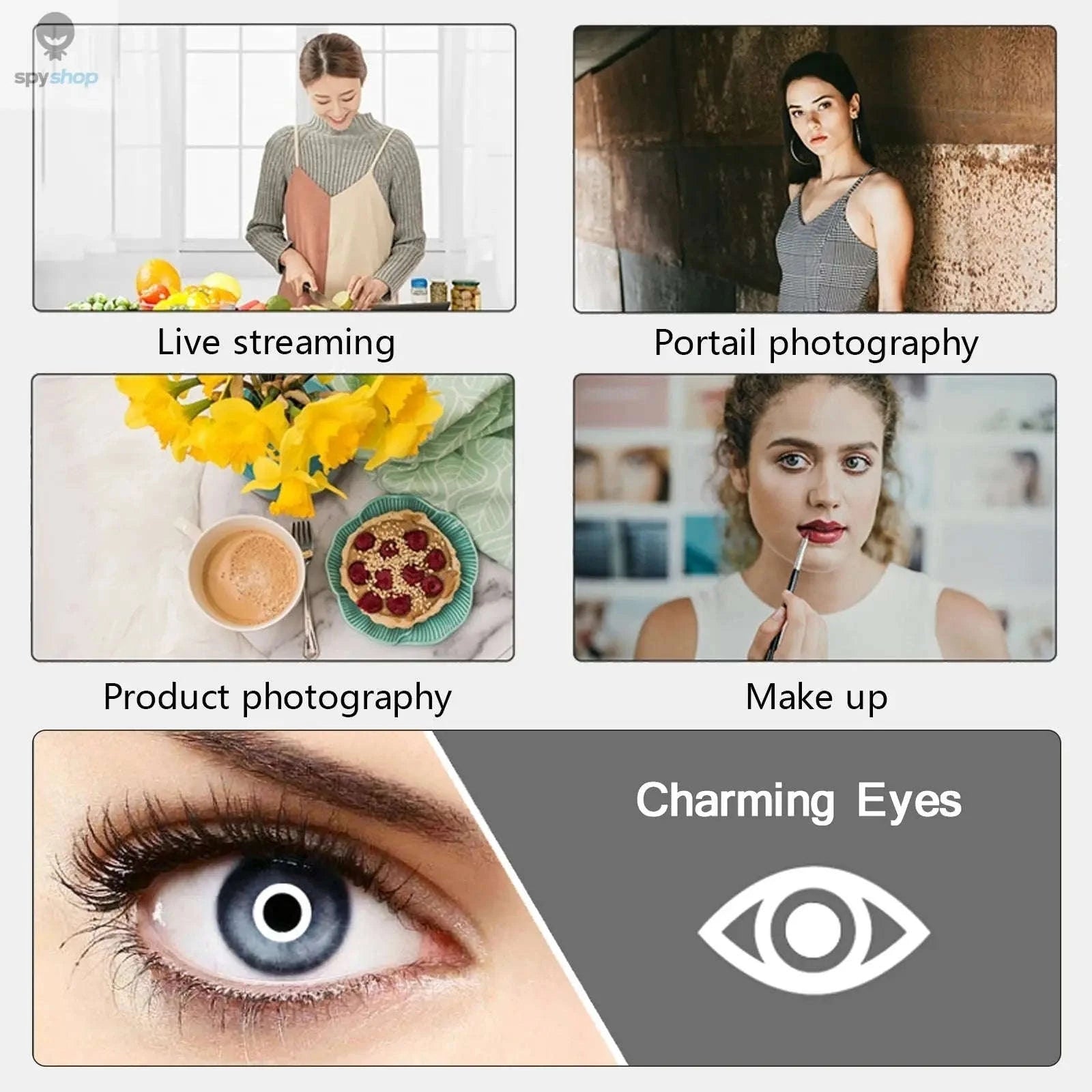 26cm LED Selfie Ring Light for Live Streaming-C-26cm