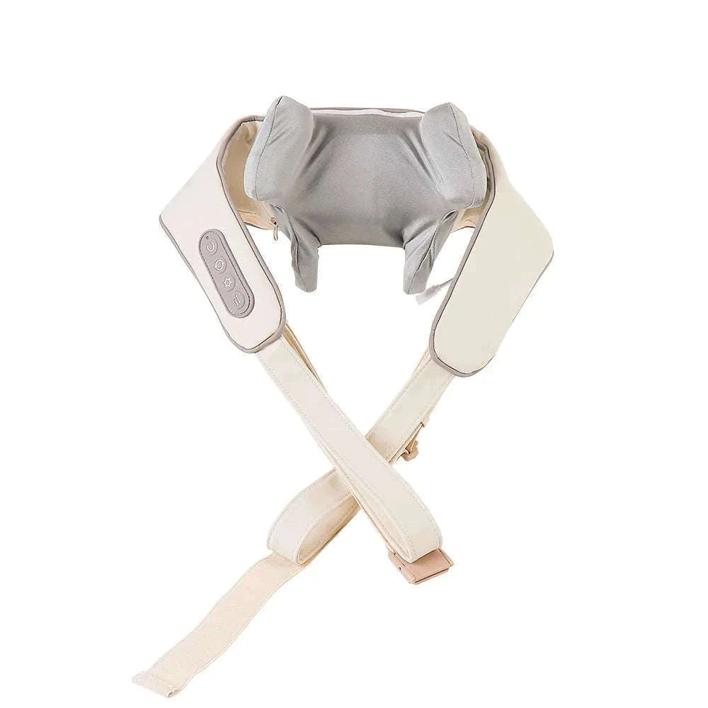 26W Brushless Neck and Shoulder Massager with Heat-20W-White