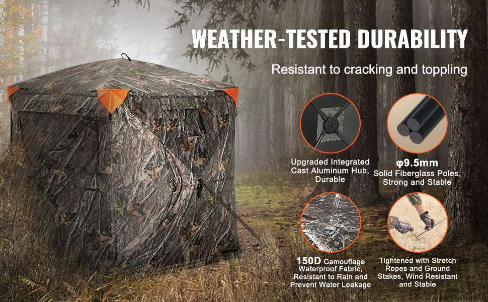 270° See-Through Hunting Blind for 2–3 People with Pop-Up Setup-55inch / CZECH REPUBLIC