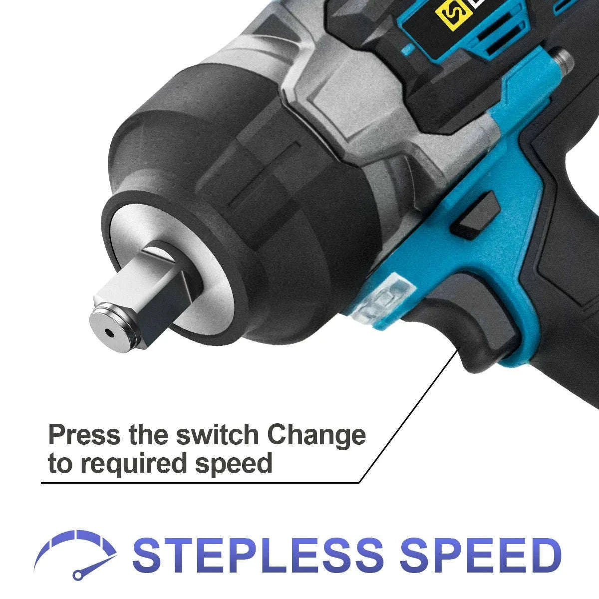 2800N.M Brushless Electric Wrench for Makita 18V Batteries-2 Battery Plasticbox / GERMANY