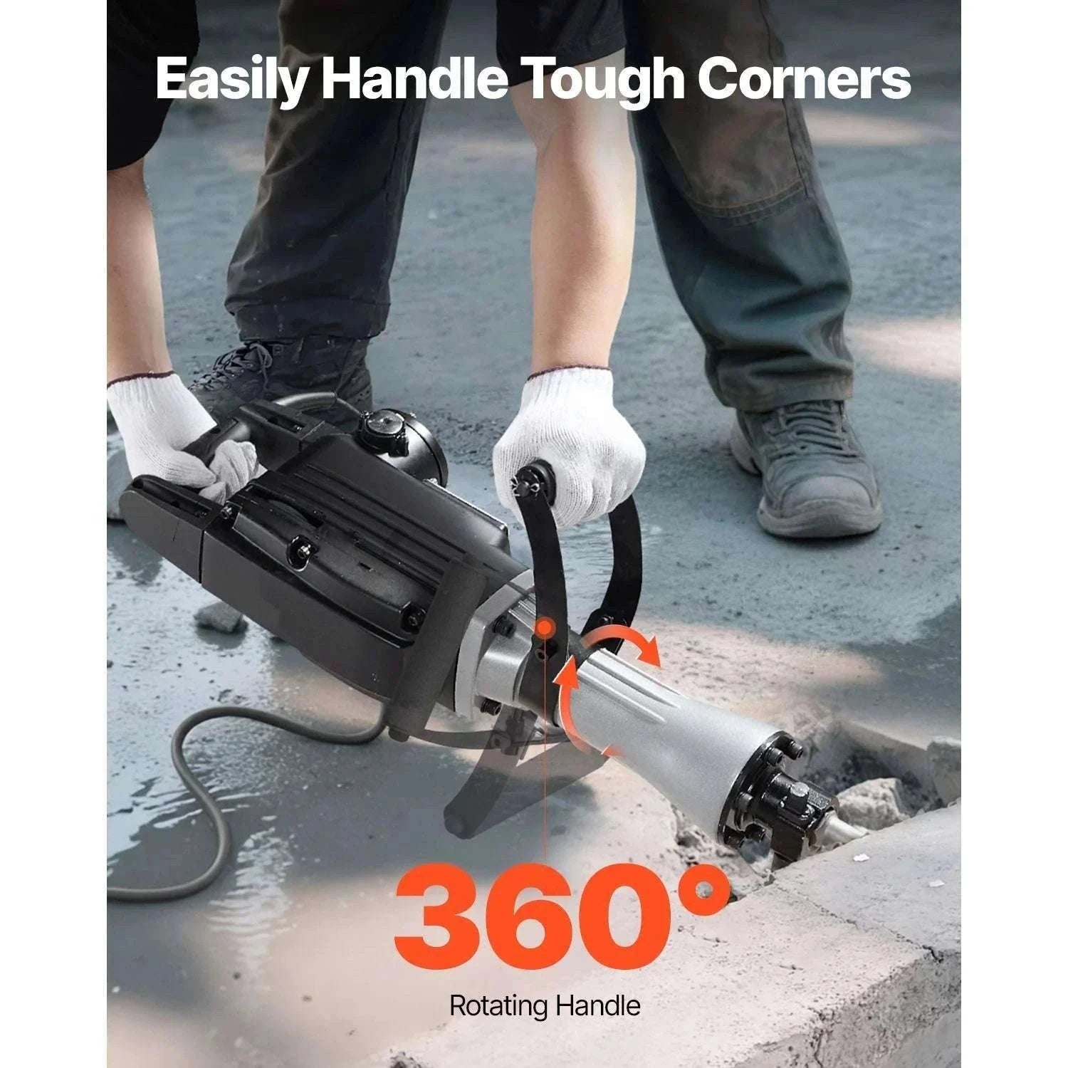 2800W Electric Demolition Jack Hammer 1200 BPM Concrete Breaker Kit-3000W 1PC / spain