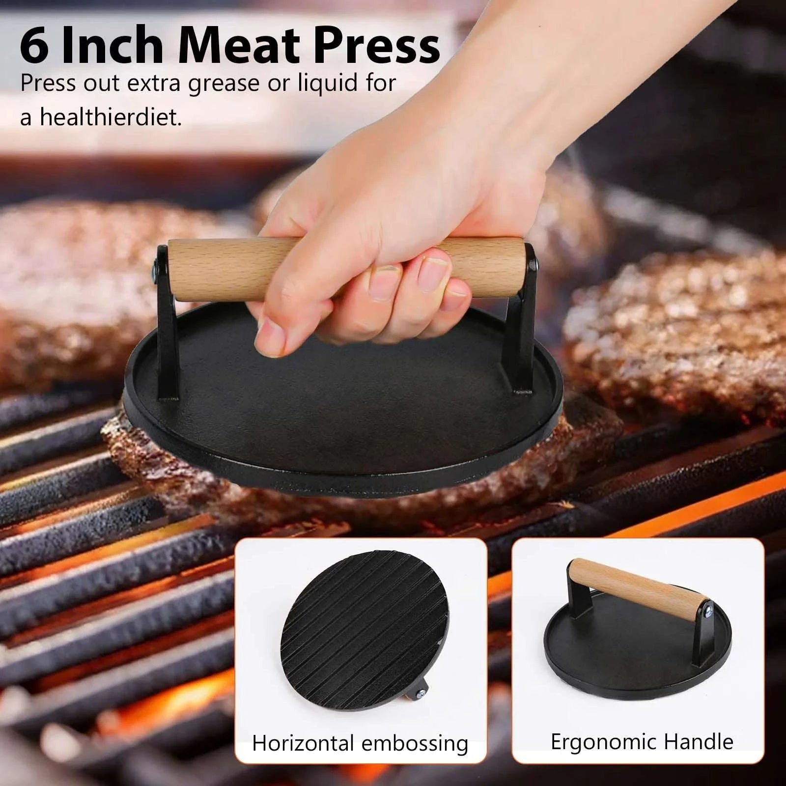 29-Piece BBQ Grill Tool Set with Spatulas, Press, Tongs & Case-29pcs/set / france