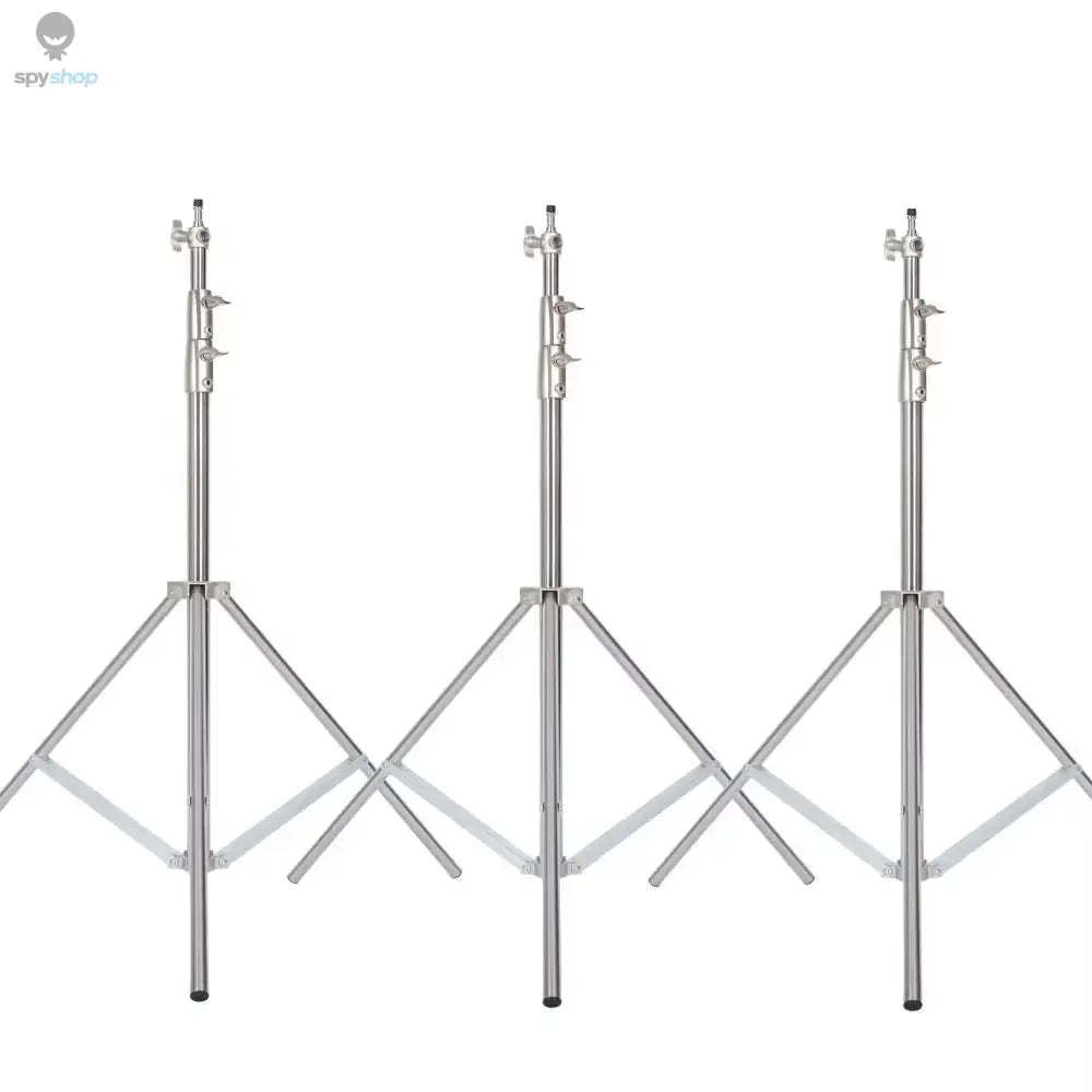 290cm Air Pressure Tripod Bearing 10kg for Camera Stainless Steel Light Stand For Ring Light Live Youtube and Photography Soft 