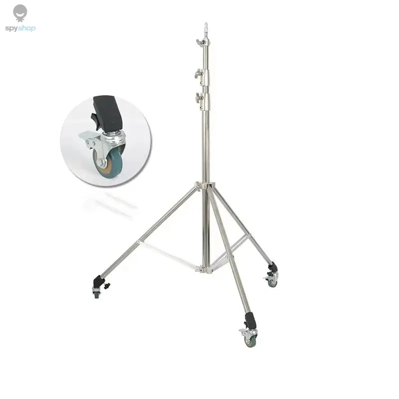 290cm Air Pressure Tripod Bearing 10kg for Camera Stainless Steel Light Stand For Ring Light Live Youtube and Photography Soft 