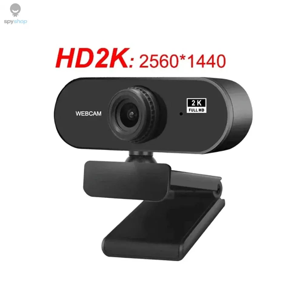 2K 1080P 720P 480P HD Webcam For Desktop Laptop Computer Mini USB Web Camera With Microphones Web Cam Cover For YouTube Skype Spy-shop.com