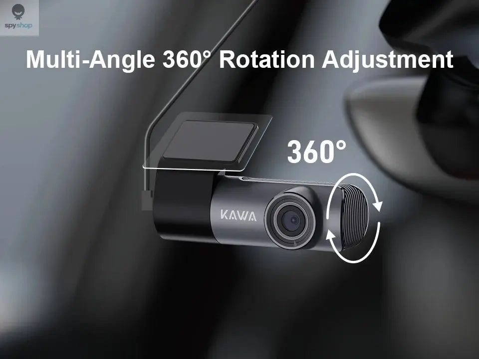 2K Dash Camera For Car DVR Dash Cam In The Car KAWA D5 Video Recorder Emergency Voice Control Night Vision WiFi APP Monitor WDR Spy-shop.com