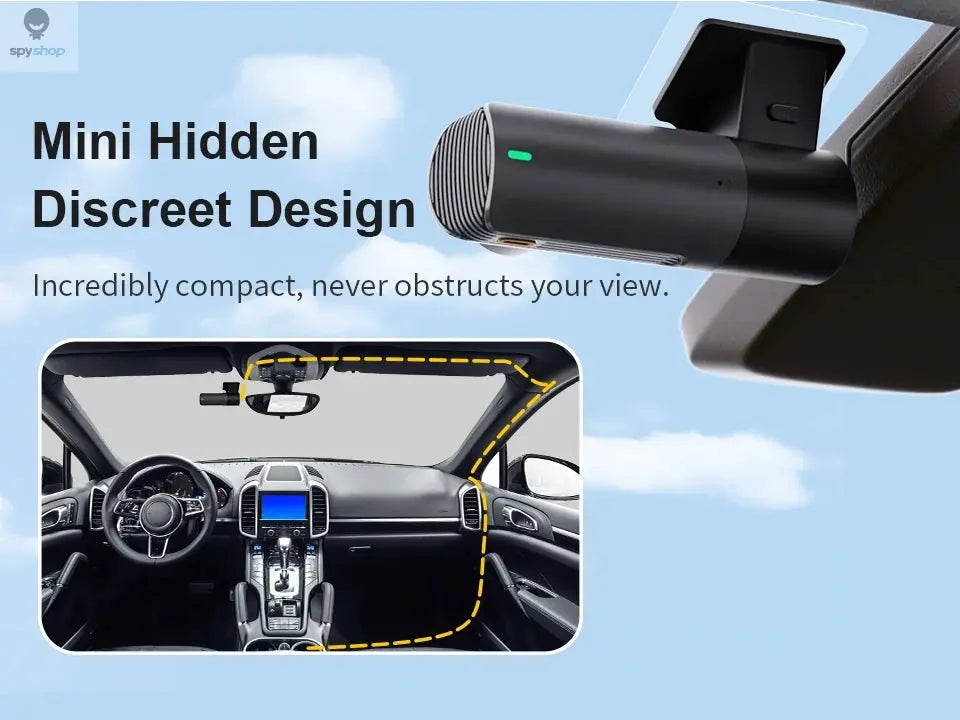 2K Dash Camera For Car DVR Dash Cam In The Car KAWA D5 Video Recorder Emergency Voice Control Night Vision WiFi APP Monitor WDR Spy-shop.com