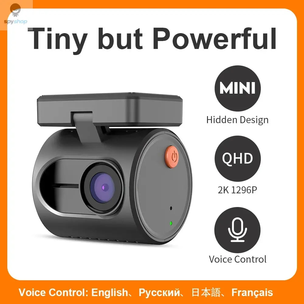 2K Dash Camera For Cars DVR KAWA Dash Cam MINI 3 Video Recorder Emergency Voice Control Night Vision WiFi APP Monitor Dashcam Spy-shop.com