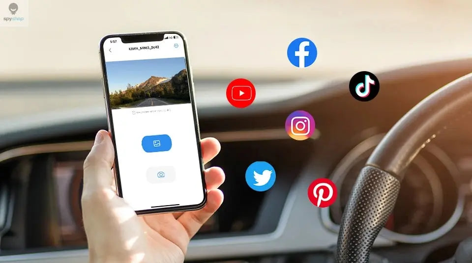 2K Dash Camera For Cars DVR KAWA Dash Cam MINI 3 Video Recorder Emergency Voice Control Night Vision WiFi APP Monitor Dashcam Spy-shop.com