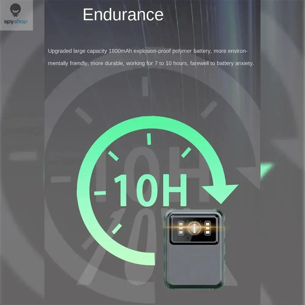 2K Wifi Hotspot Body Camera Law Enforcement Recorder DVR IR Night Vision Wearable Cam Bike Motorcycle Waterproof Mini Camcorders 