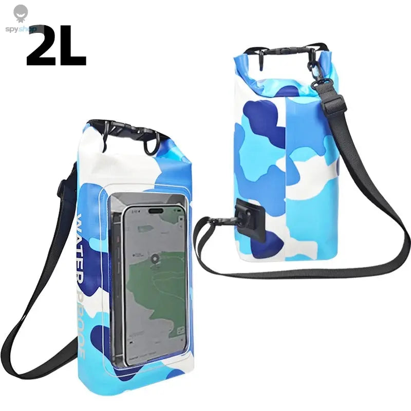 2L Dry Bag Touch Screen Waterproof Bags For Trekking Drifting Rafting Surfing kayak Outdoor Sports Bags Camping Equipment XA394Q 