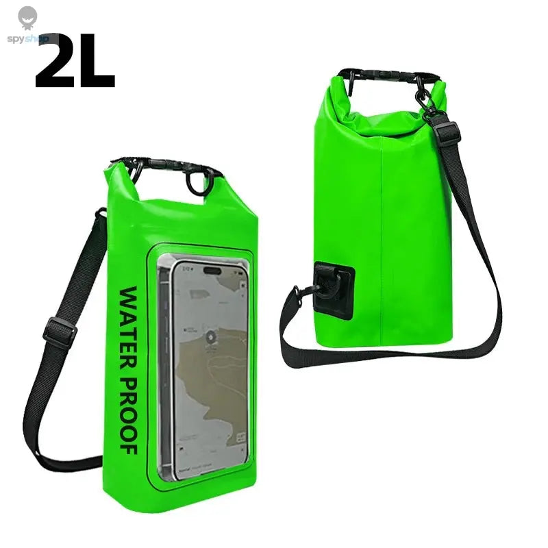 2L Dry Bag Touch Screen Waterproof Bags For Trekking Drifting Rafting Surfing kayak Outdoor Sports Bags Camping Equipment XA394Q 