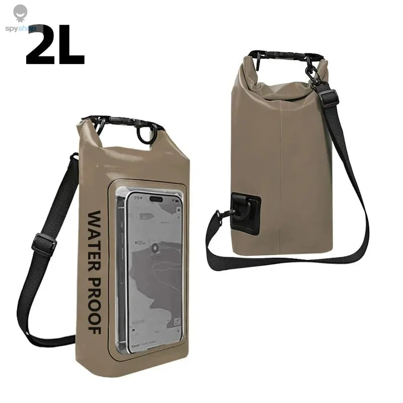 2L Dry Bag Touch Screen Waterproof Bags For Trekking Drifting Rafting Surfing kayak Outdoor Sports Bags Camping Equipment XA394Q 
