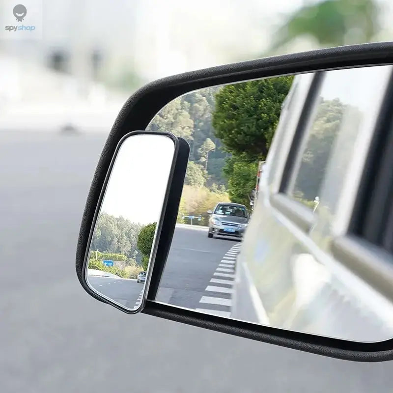 2Pcs 360 Degree Adjustable Blind Spot Mirror Car Auxiliary Rearview Convex Mirror Round Frame Wide Angle Mirrors for Car Reverse 