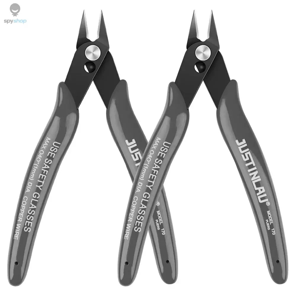 2Pcs Mini Nose Cutting Plier Electrical Wire Cable Cutter  Metal Side Snips Flush Pliers Convenient Durable Tool Spy-shop.com