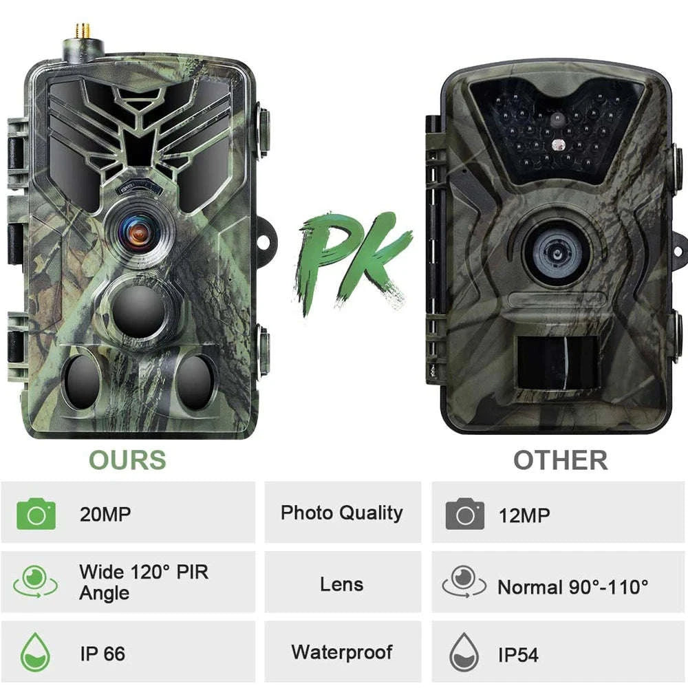 2G 20MP Wireless Hunting Wildlife Camera-Default Title