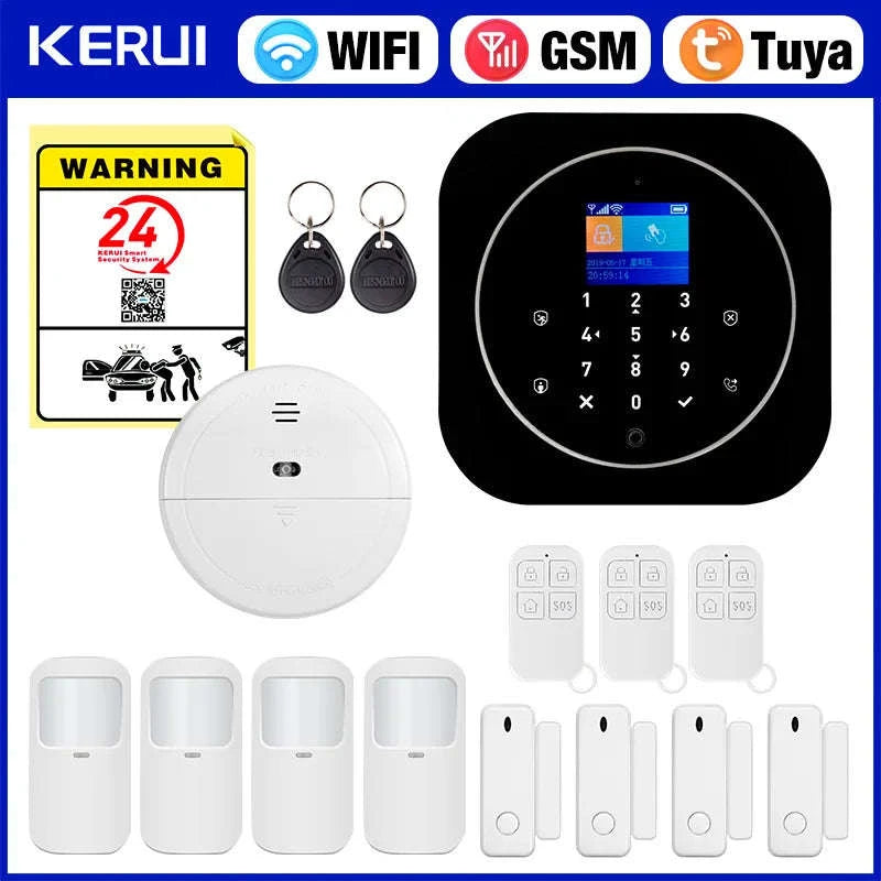 2G GSM WiFi Home Security Alarm-KIT 3 / EU Plug