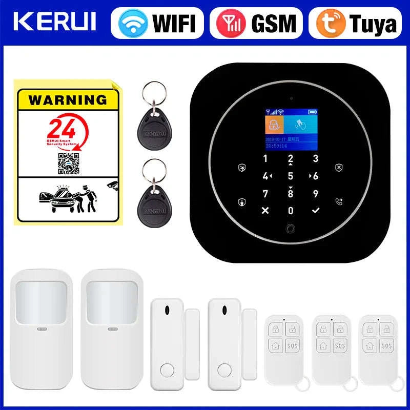 2G GSM WiFi Home Security Alarm-KIT 3 / EU Plug