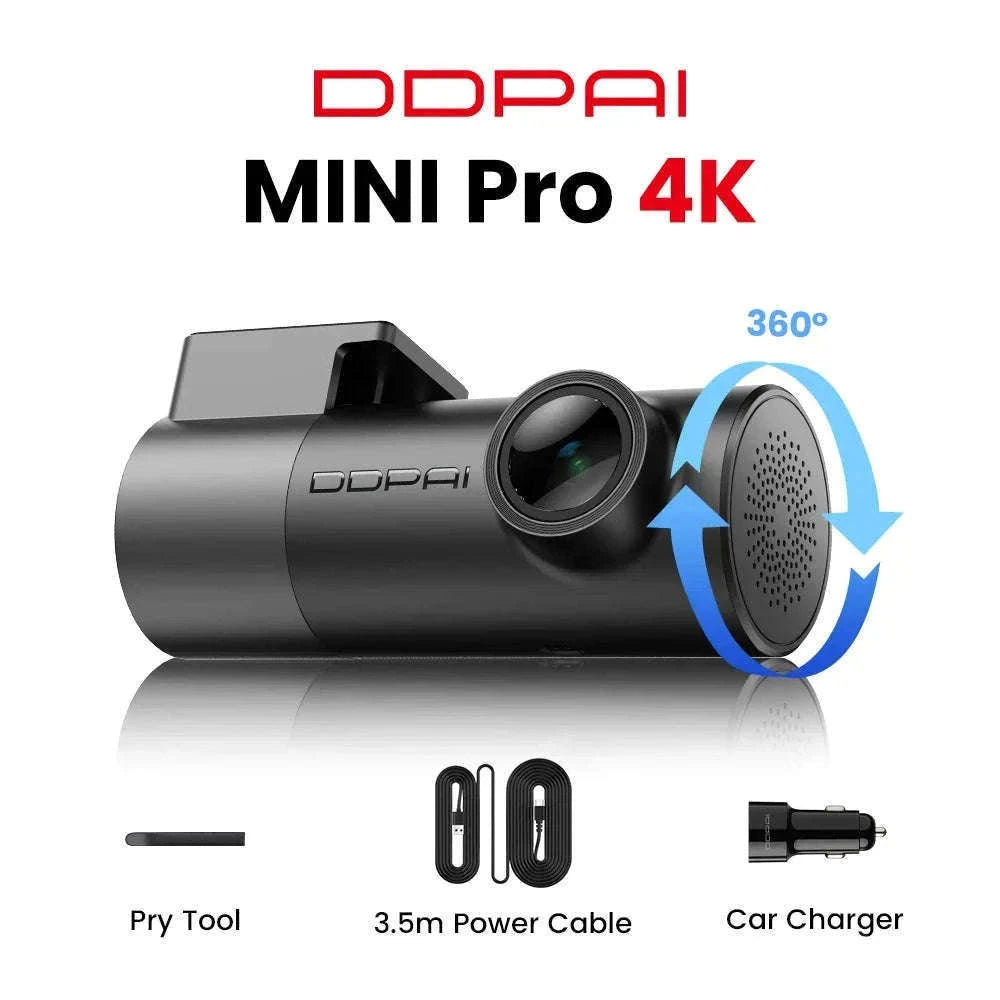 2K 1440P Dash Camera WiFi DVR 121° FOV Night Vision Voice Control Parking Monitor-MINI Pro 3K / China Mainland