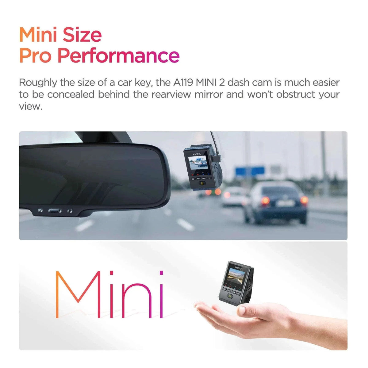 2K 60FPS Mini Dash Cam with GPS, Wi‑Fi, Voice Control and Parking Mode-Package E / China Mainland / NO Card