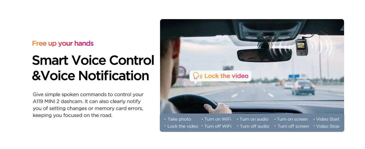 2K 60FPS Mini Dash Cam with GPS, Wi‑Fi, Voice Control and Parking Mode-Package E / China Mainland / NO Card