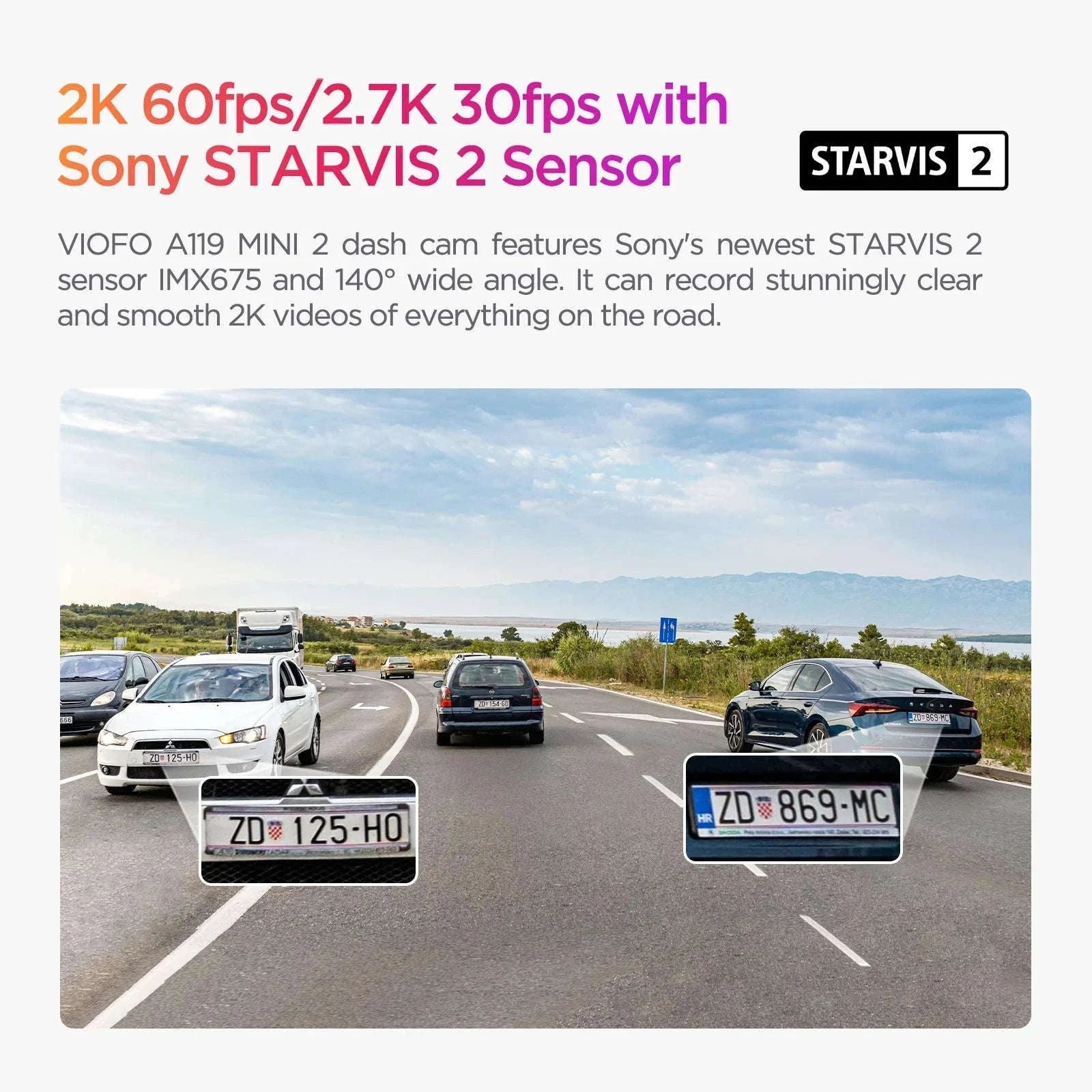 2K 60FPS Mini Dash Cam with GPS, Wi‑Fi, Voice Control and Parking Mode-Package E / China Mainland / NO Card