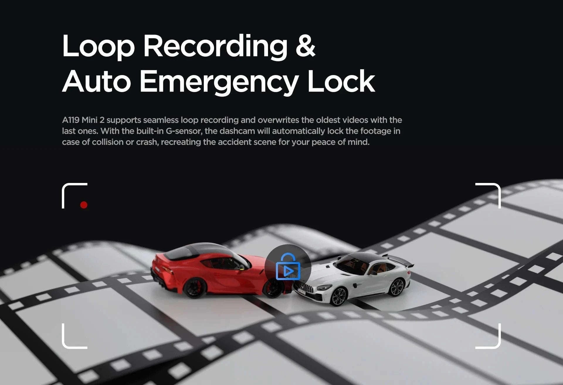 2K 60FPS Mini Dash Cam with GPS, Wi‑Fi, Voice Control and Parking Mode-Package E / China Mainland / NO Card