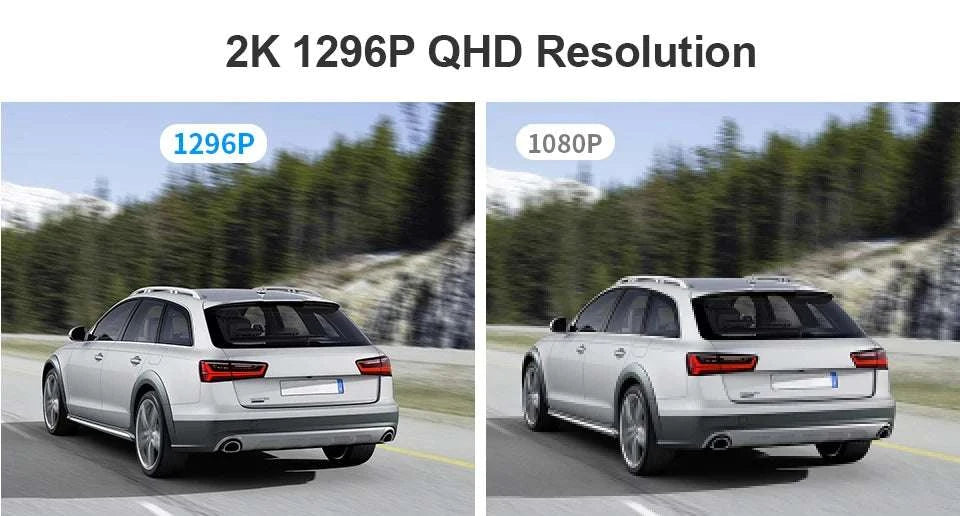 2K Dash Cam with WiFi App, Voice Control & Night Vision-Voice Control / 32G
