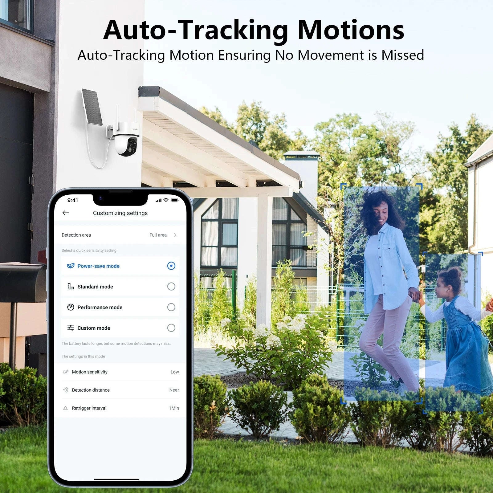 2K Dual Lens Solar Wireless Outdoor PTZ Security Camera-4PCS / Germany