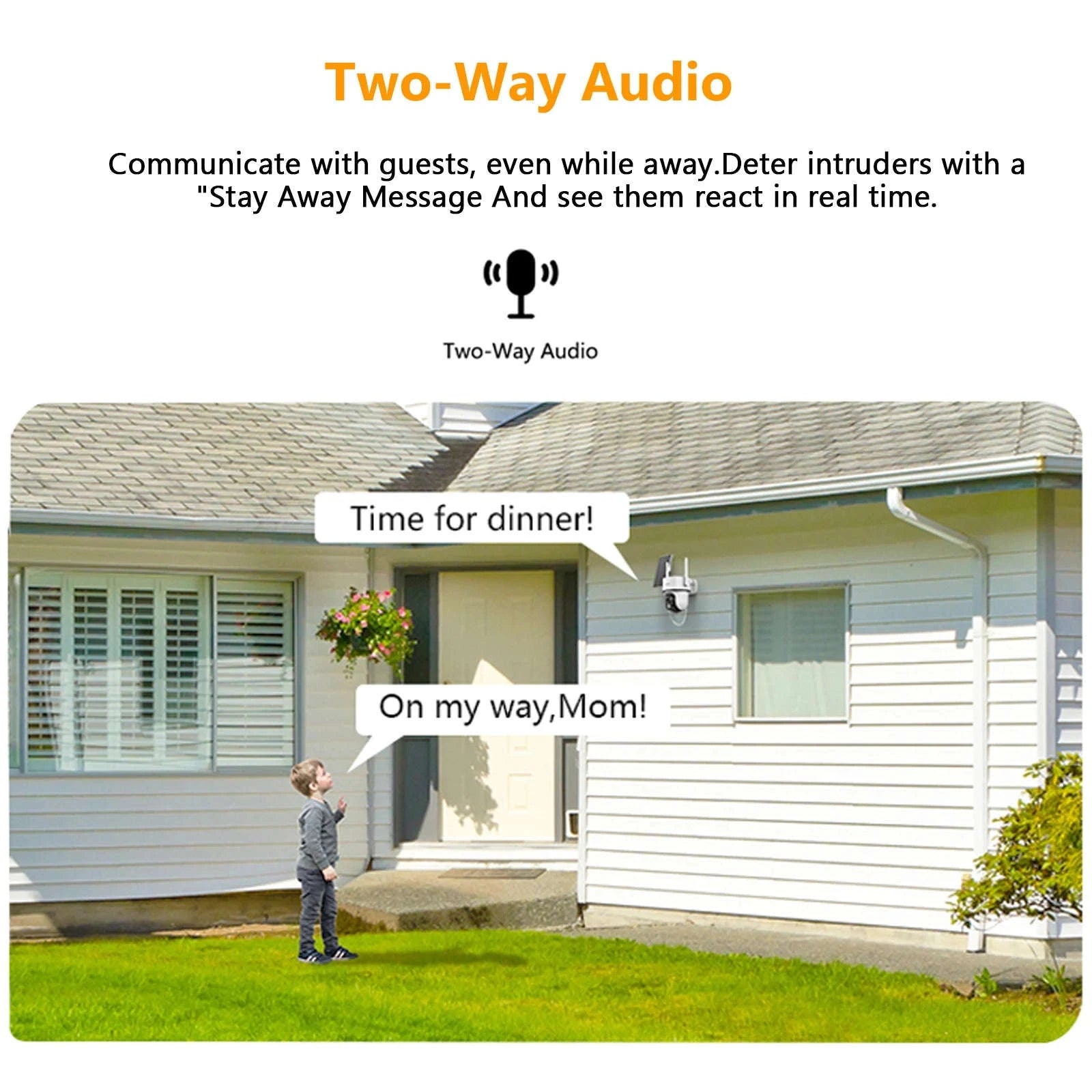 2K Dual Lens Solar Wireless Outdoor PTZ Security Camera-4PCS / Germany