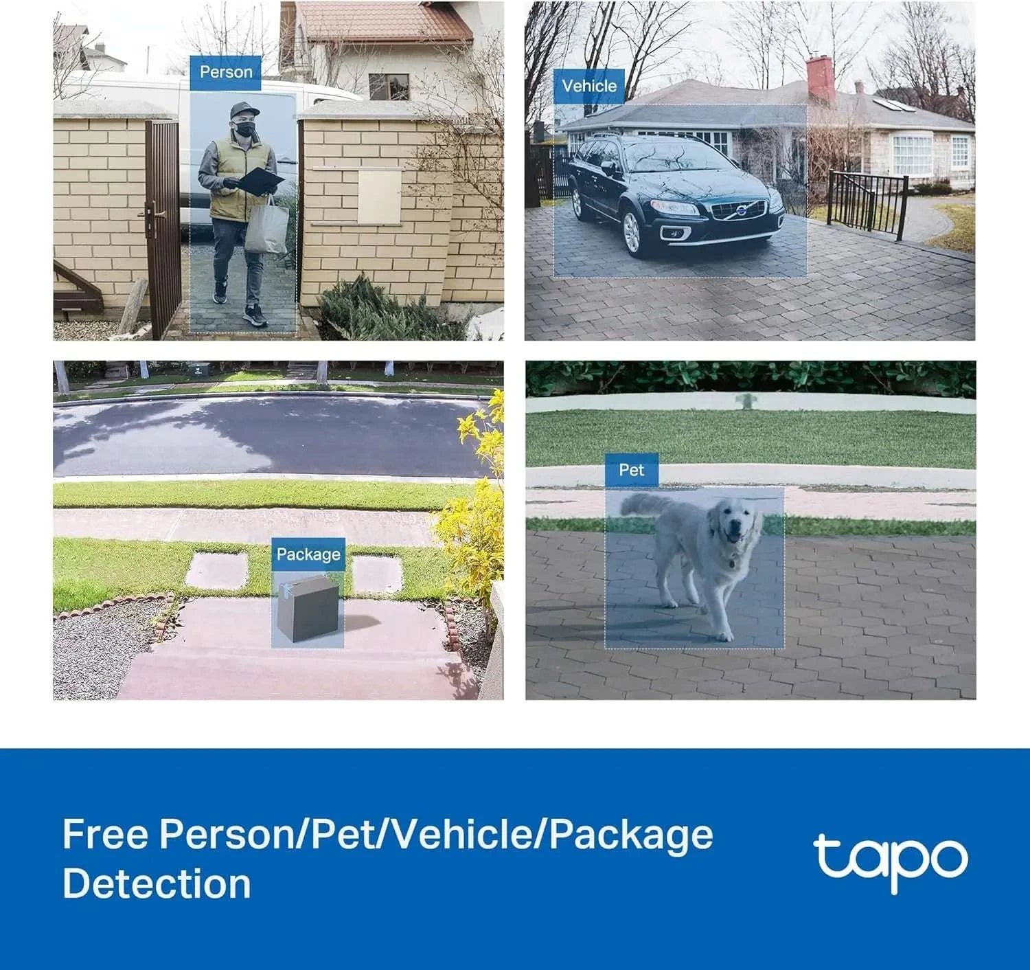2K Smart Video Doorbell with 180° View, AI Detection & Night Color-United States