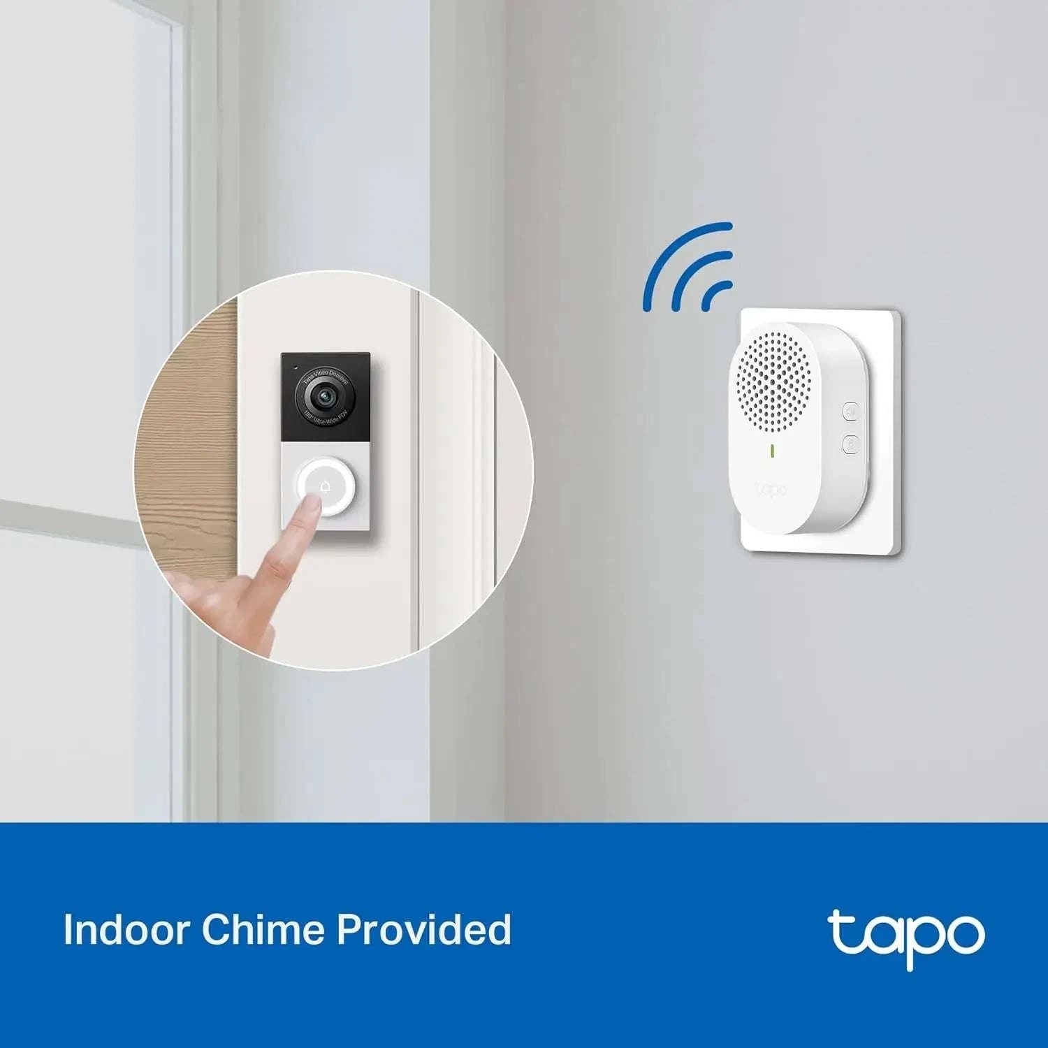 2K Smart Video Doorbell with 180° View, AI Detection & Night Color-United States