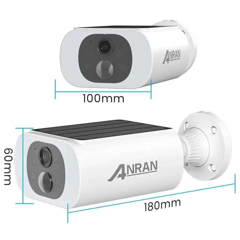 2K Solar Security Camera Wireless Outdoor with Night Vision & Audio-1PC 2K Solar Camera / China Mainland