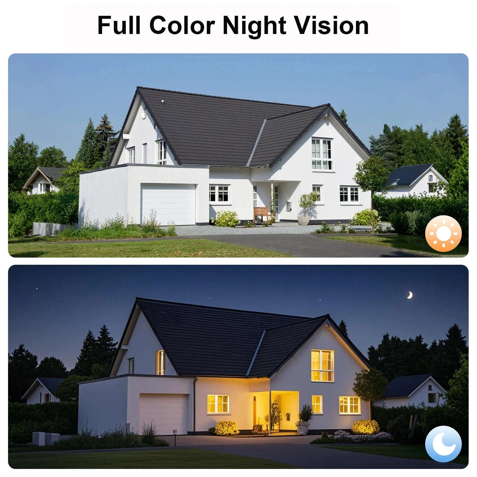 2K Solar Wall Light Camera with Color Night Vision and Human Detection-1PC Camera / spain