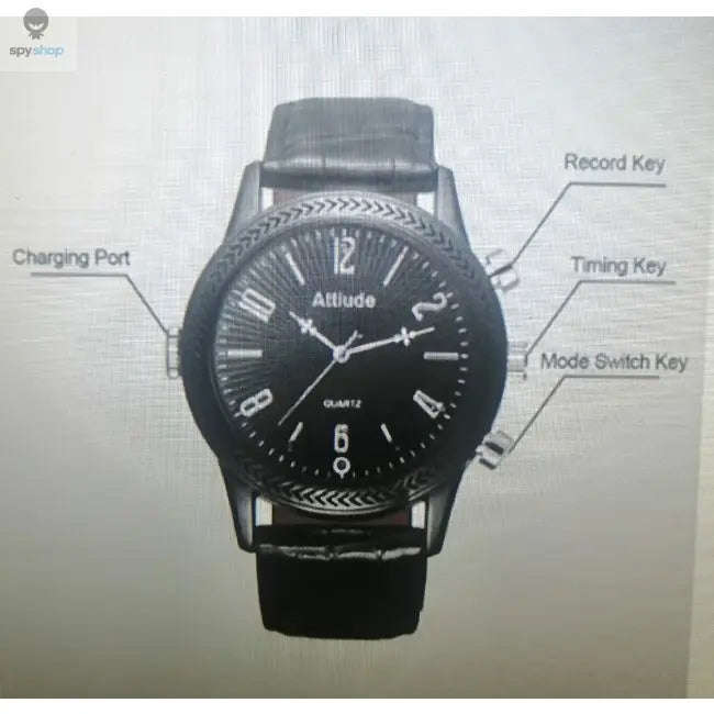 2K Sports Watch with Hidden Covert Camera-Default Title