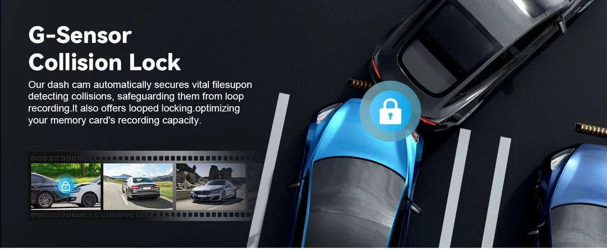 2K WiFi Dash Cam with Night Vision and GPS Support-Only S40 Dashcam / 64G