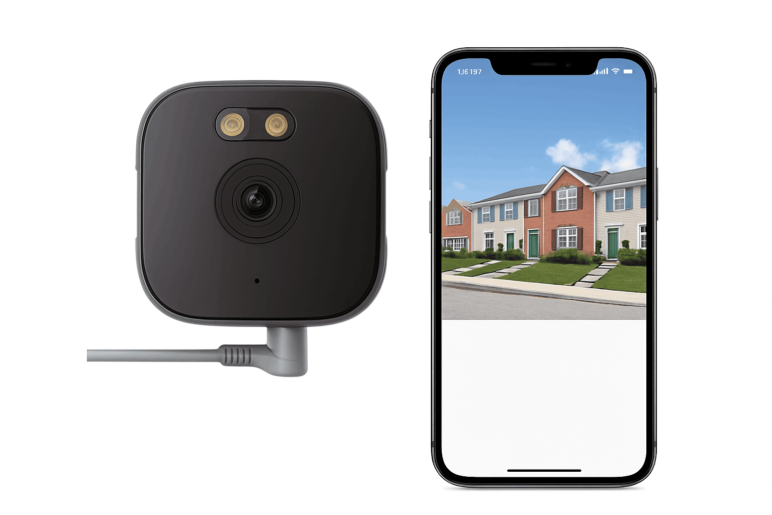 2K Window Security Camera No-Drill with Motion Detection & Night Vision-Window Cam-1pcs