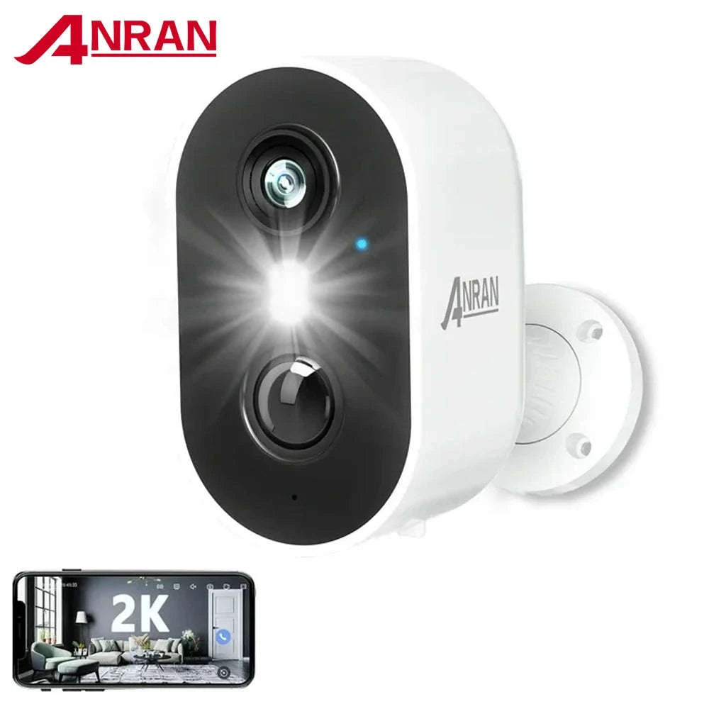 2K Wireless Security Camera with Battery & Motion Detection-2K Battery Camera / United States