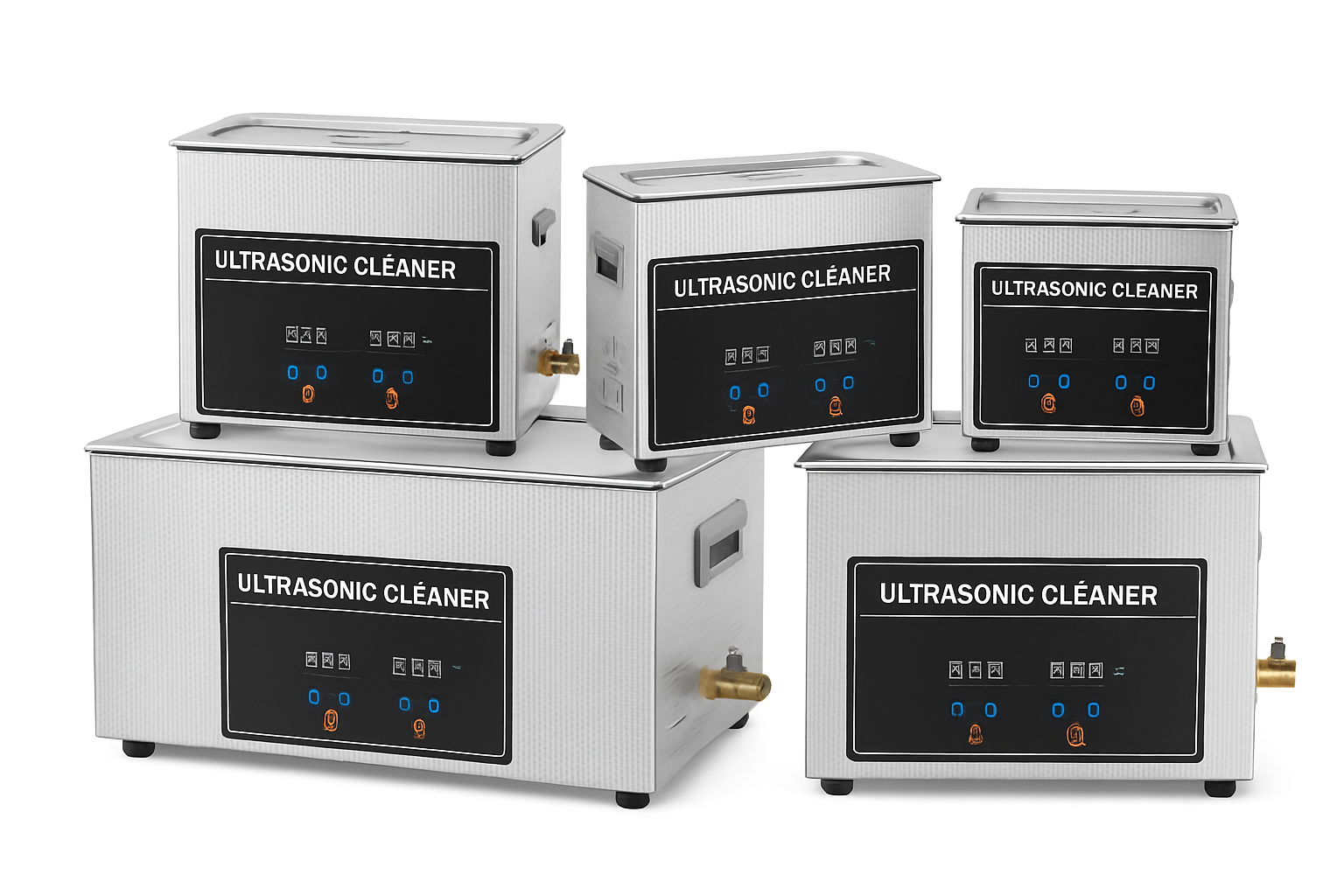 Ultrasonic Cleaner 1.3L–30L 40kHz Deep Cleaning Machine