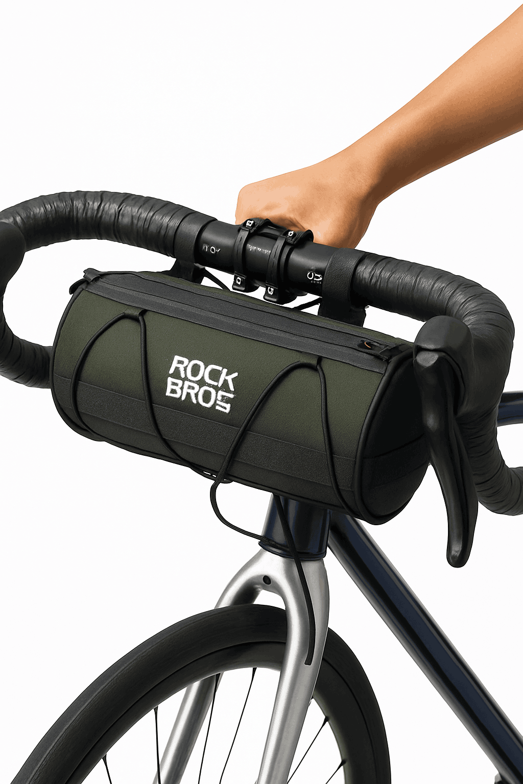 2L Bicycle Handlebar Bag with Shoulder Strap & 3-Point Mount-W009 / About 2L