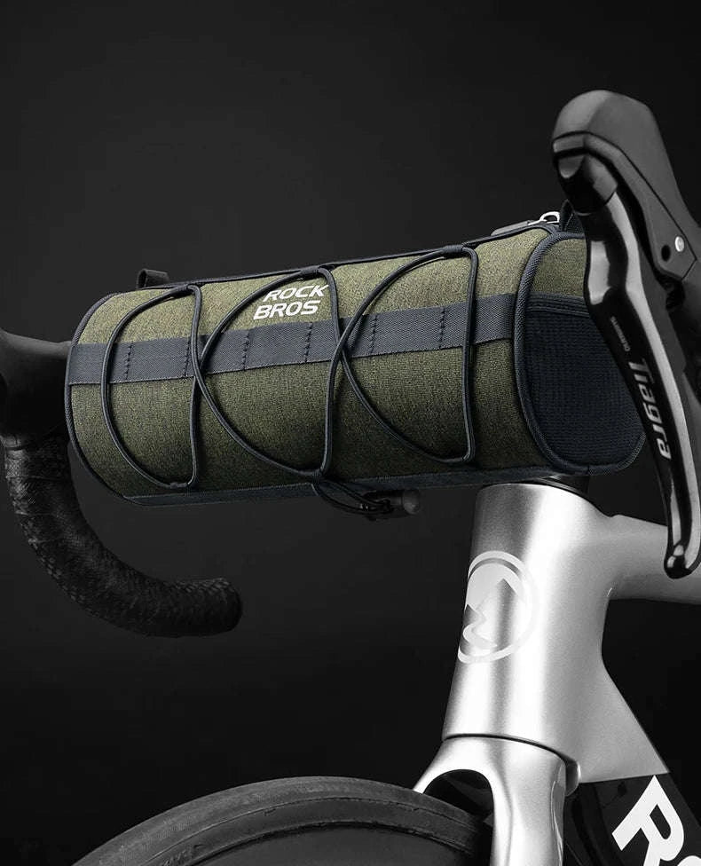 2L Bicycle Handlebar Bag with Shoulder Strap & 3-Point Mount-W009 / About 2L
