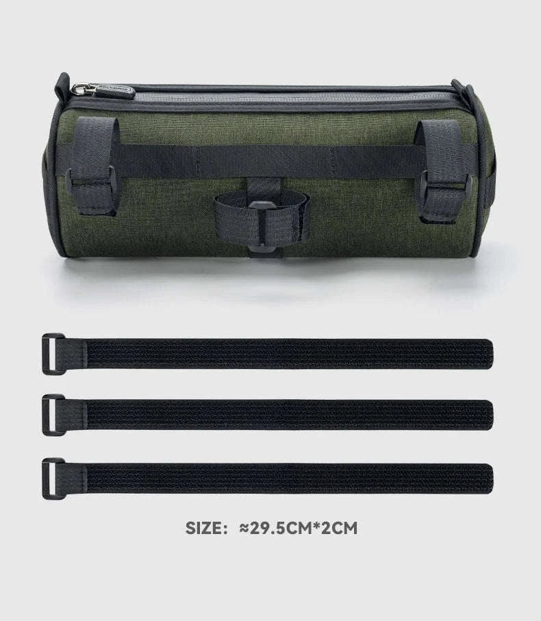 2L Bicycle Handlebar Bag with Shoulder Strap & 3-Point Mount-W009 / About 2L