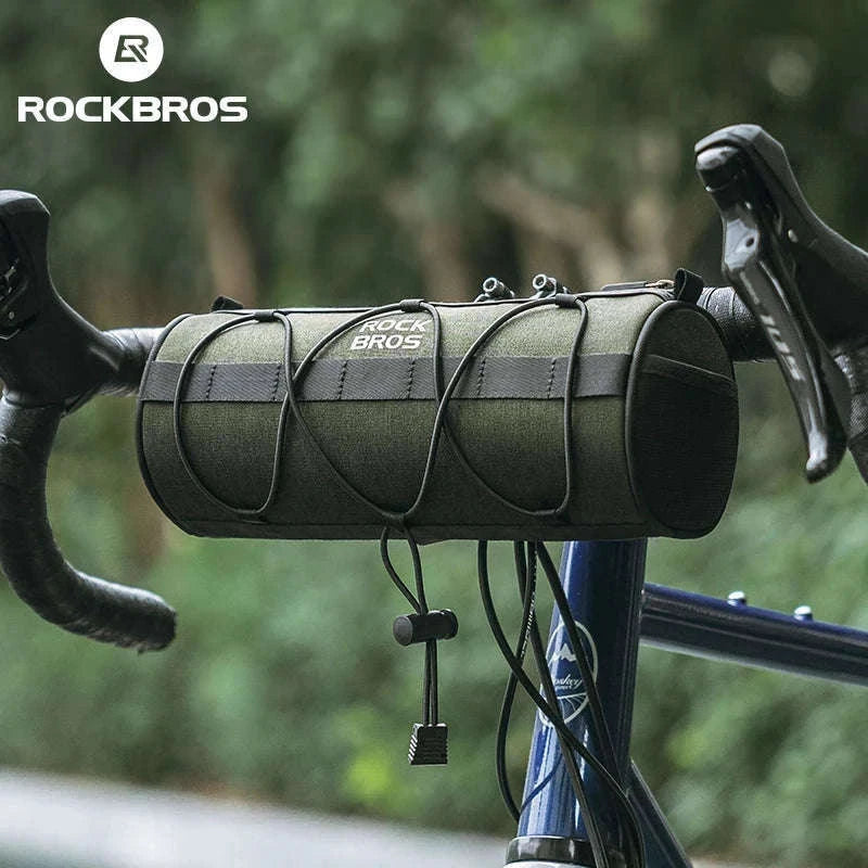 2L Bicycle Handlebar Bag with Shoulder Strap & 3-Point Mount-W009 / About 2L