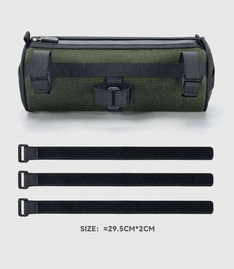 2L Bicycle Handlebar Bag with Shoulder Strap & 3-Point Mount-W009 / About 2L